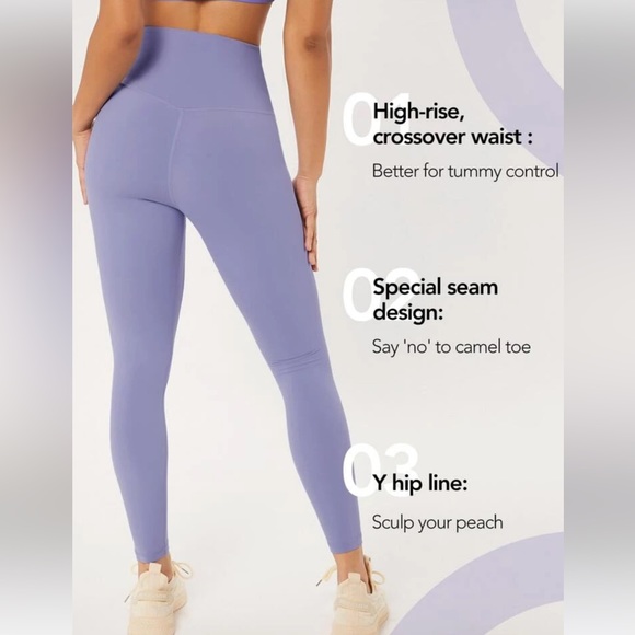 GLOWMODE Sports Leggings Softness Breathable - Picture 3 of 6